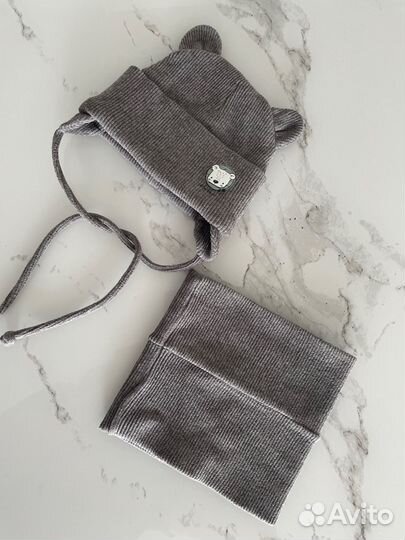 Детская шапка и снуд