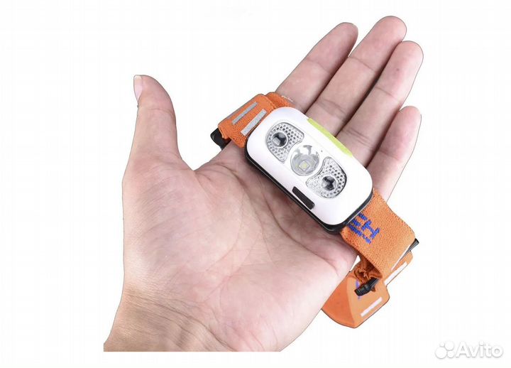 Фонарь налобный FiTorch HS1R (USB зарядка, датчик