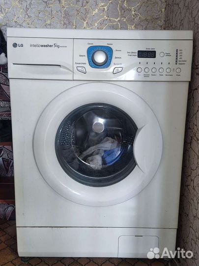 Стиральная машина бу lg 5 кг