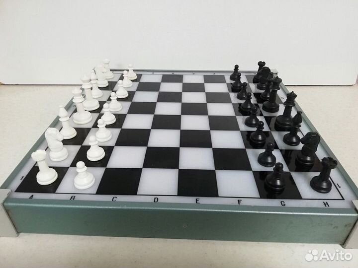Шахматы СССР пластиковая доска с карманами