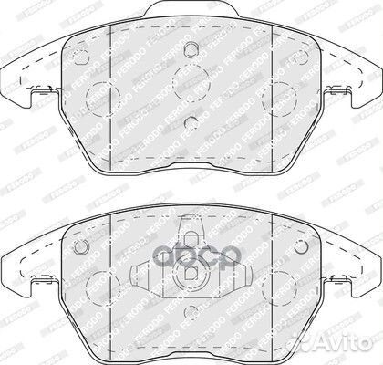 Колодки пер.audi A1 11-18/VW jetta IV 10-18 FDB