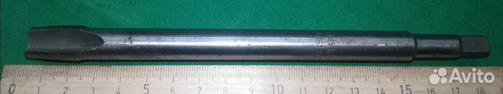 Метчик Гаечный М 14х1 HSS хвостовик с квадратом 18