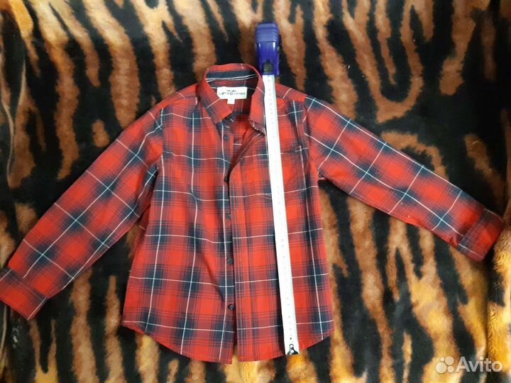 Рубашка на мальчика 4-6лет