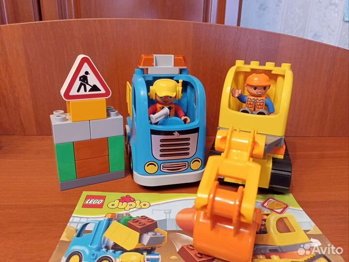 Lego Duplo 10812 Грузовик и экскаватор