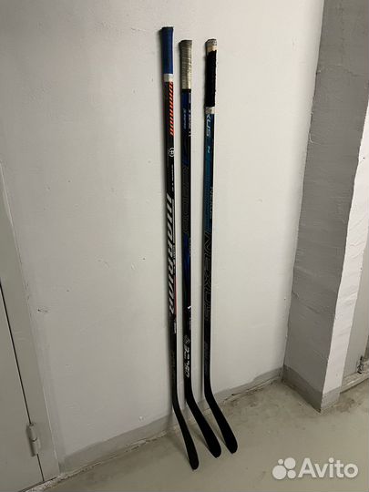 Клюшка хоккейная взрослая bauer заряд warrior sr