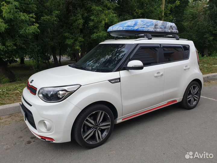 Релинги на крышу Kia Soul