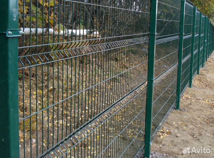 3Д забор из сетки / ворота, калитка