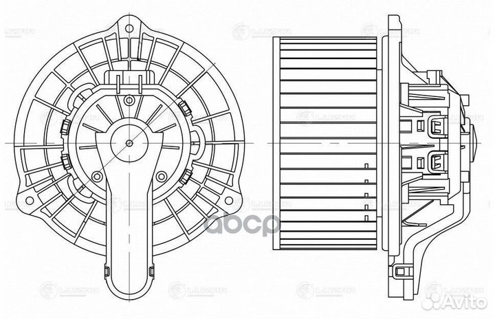 Вентилятор радиатора LFh08Y0 luzar