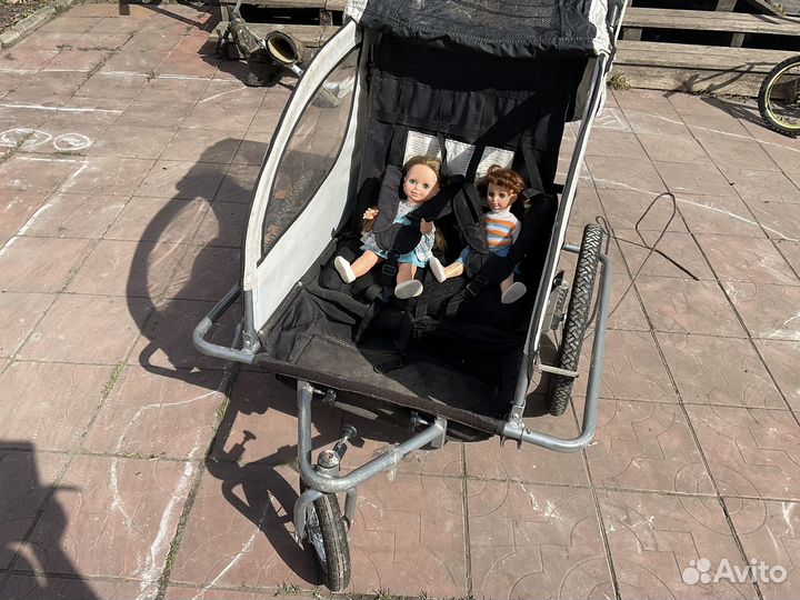 Детский велоприцеп