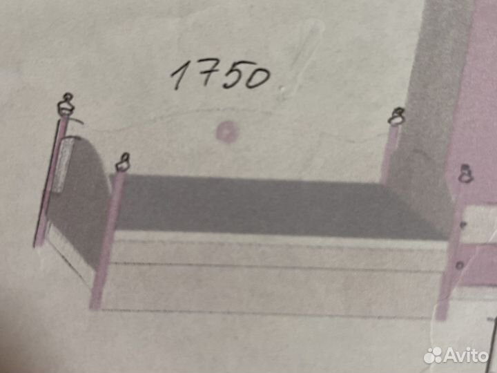 Мебель (кровать + шкаф)в детскую для девочки