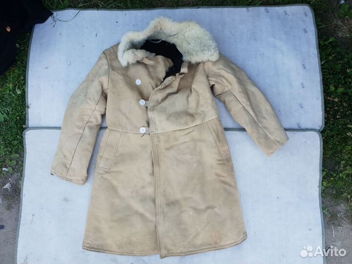 Меховой бушлат, танковый, бекеша, тулуп, техничка
