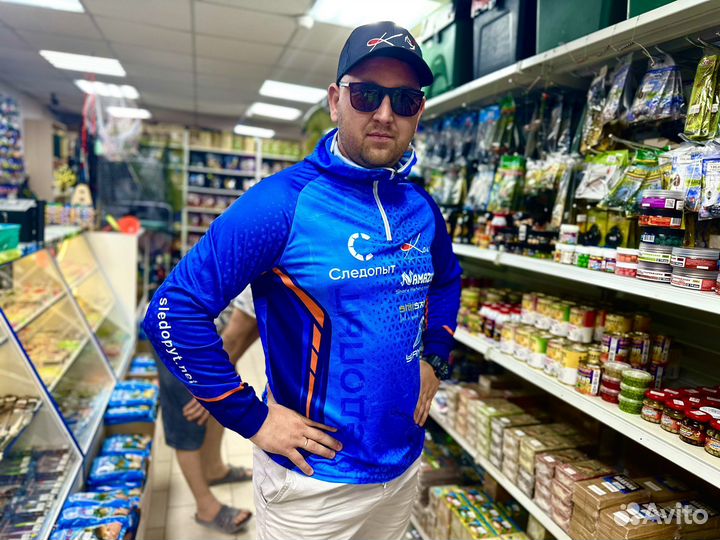 Джерси для рыбалки с капюшоном