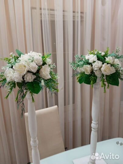 Букеты на стойках