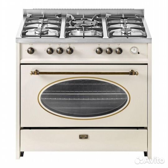 5 комфорочная газовая плита, стиль ретро, новая