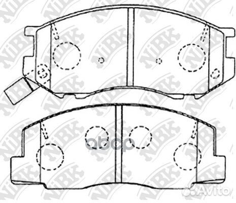 Колодки тормозные дисковые передн. TO Deliboy 8