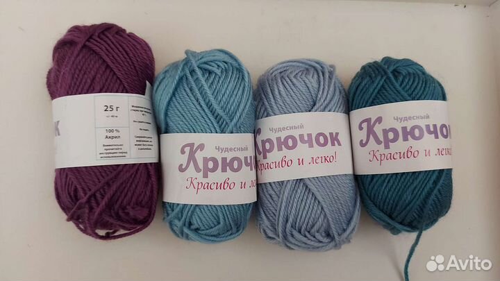 Пряжа акрил 25 грамм нитки