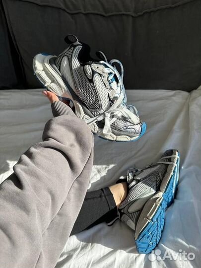 Balenciaga 3XL worn-OUT grey blue