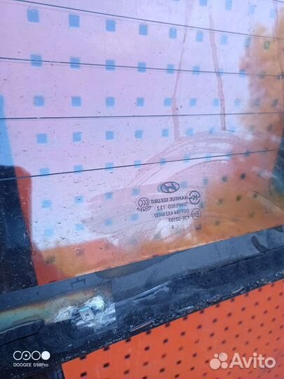 Стекло заднее Hyundai grand starex