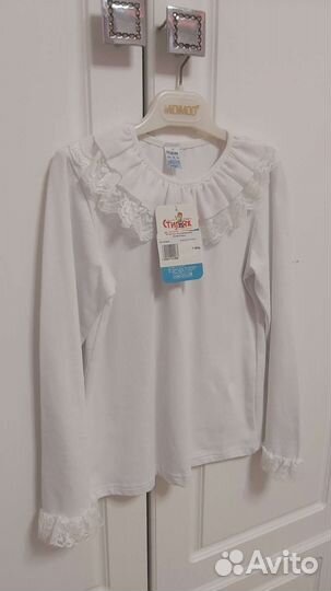Блузка школьная новая 134