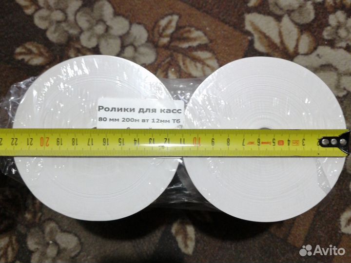 Чековая кассовая лента 80мм*63мм 12мм 63шт
