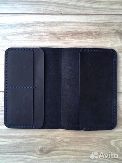 Новая обложка кожаная на паспорт ручная работа