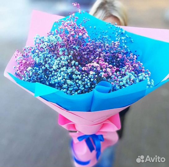 Букет из гипсофил. Подарок девушке