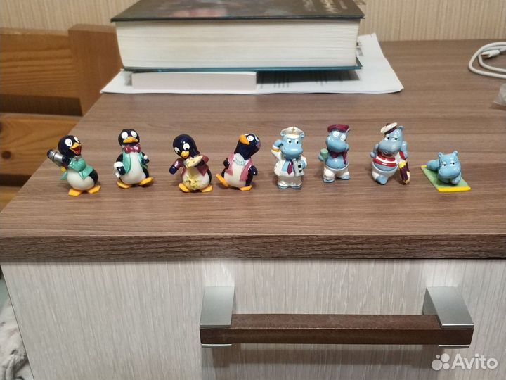 Киндеры 90х пингвины и бегемоты