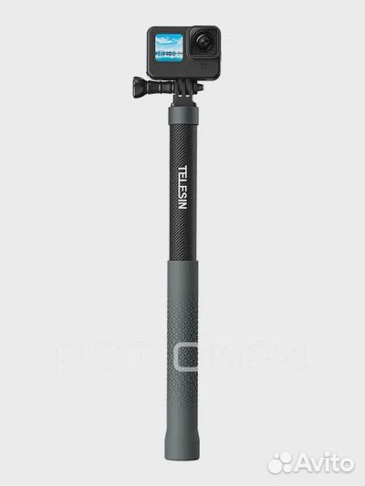 Карбоновый монопод Telesin 1.2 метра Carbon Fiber