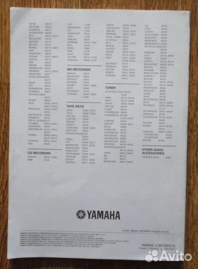 Инструкция к ресиверу Yamaha RX-V659. Оригинал