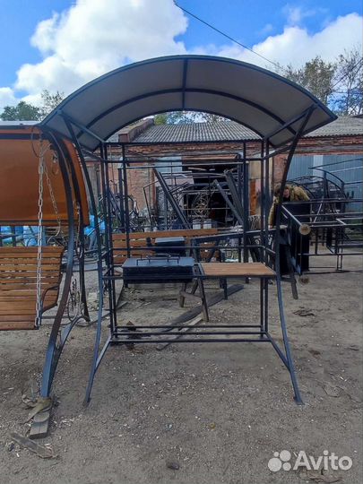 Мангал под крышей