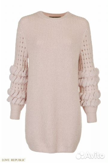 Платье вязаное ангора Love Republic