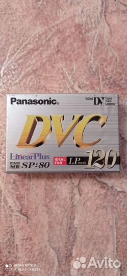 Видеокассета Mini DV Panasonic dvc sp80/lp120