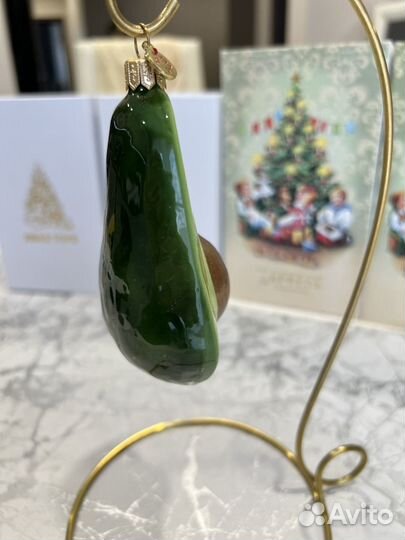 Елочные игрушки xmas toys авокадо