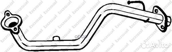 Труба приемная 790-553 Bosal