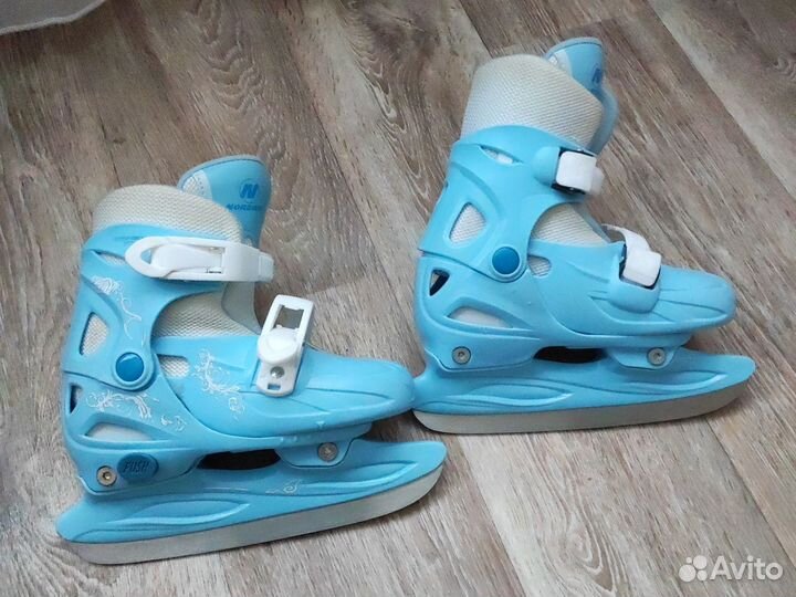 Коньки детские раздвижные 30-33