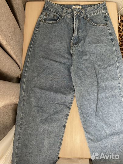 Джинсы женские широкие