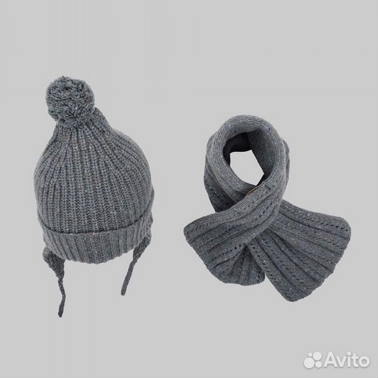 Детская шерстяная шапка Omibia 6мес