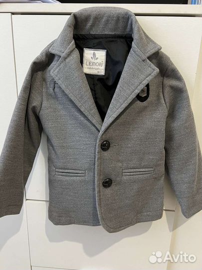 Пиджак для мальчика 3 г. - 98 размер