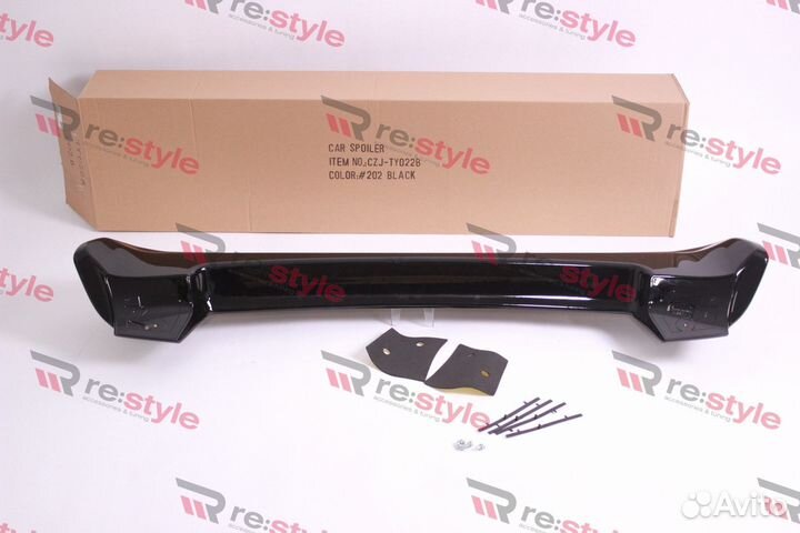 Спойлер Toyota Land Cruiser 200 Черный 202 D2385