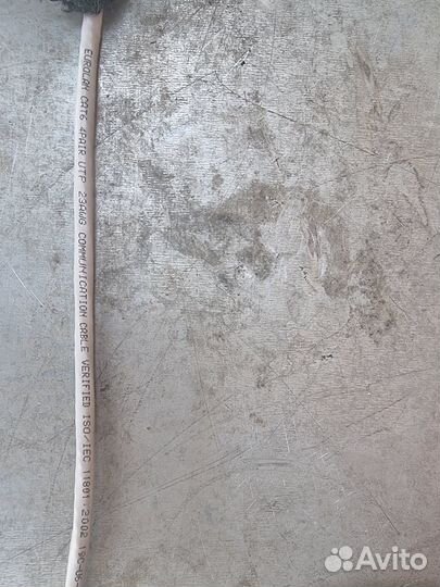 Кабель eurolay cat6 4 pair utp 23awg communication