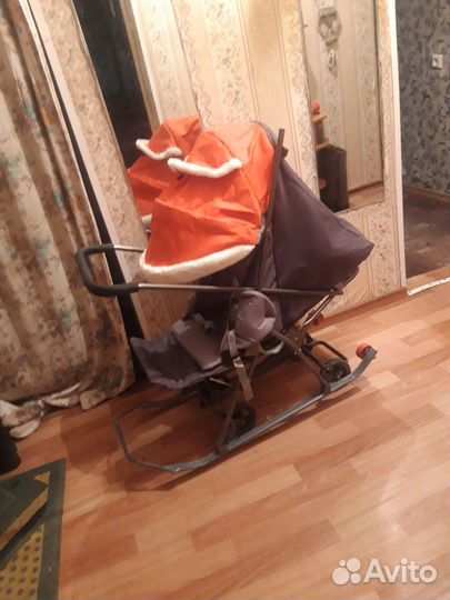 Коляска санки