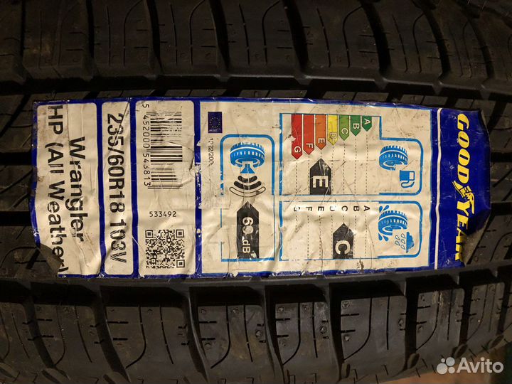 Goodyear Wrangler HP All Weather 235/60 R18 103V