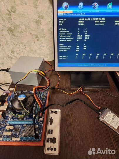 Intel Core i3-2120, Gigabyte GA-H61M-S1, 8Gb DDR3
