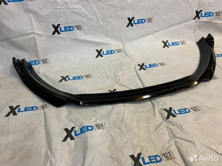 Сплиттер переднего бампера Passat CC рестайлинг