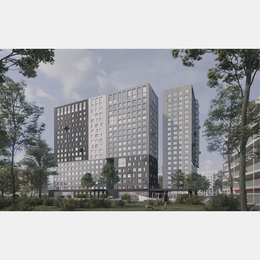 1-к. квартира, 41,7 м², 16/19 эт.