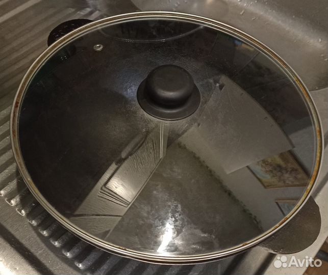 Казан чугунный 4 литра с крышкой