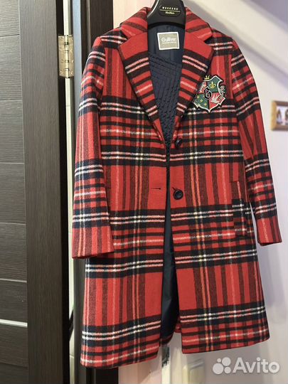 Пальто для девочки 140