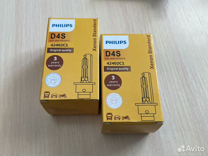 Лампы philips d4s