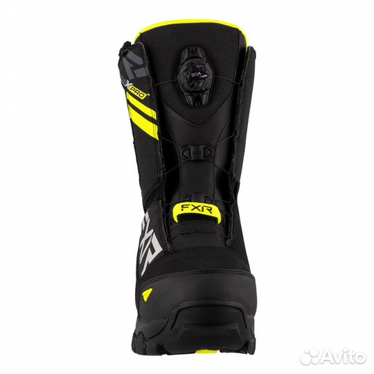 Ботинки FXR Helium BOA с утеплителем Black/Hi Vis