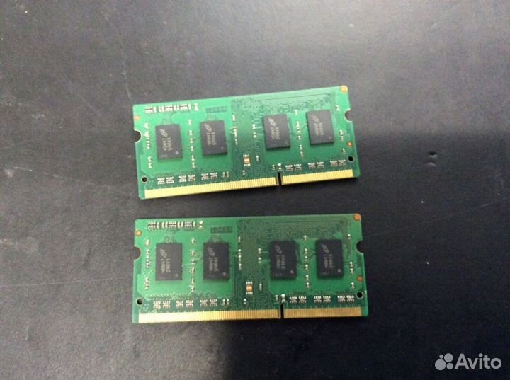 На ноутбук набор DDR3 8GB 2x4GB 1600Mhz 8гб PC3L